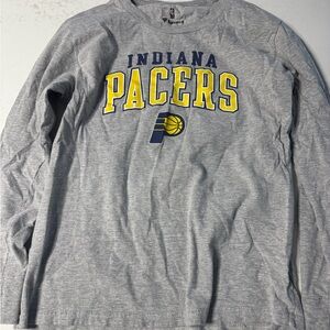 Fanatics Gray Indiana Pacers Long Sleeve Tee
